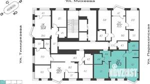 2-к квартира, вторичка, 66м2, 16/24 этаж