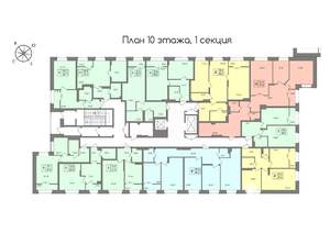 1-к квартира, вторичка, 37м2, 10/11 этаж